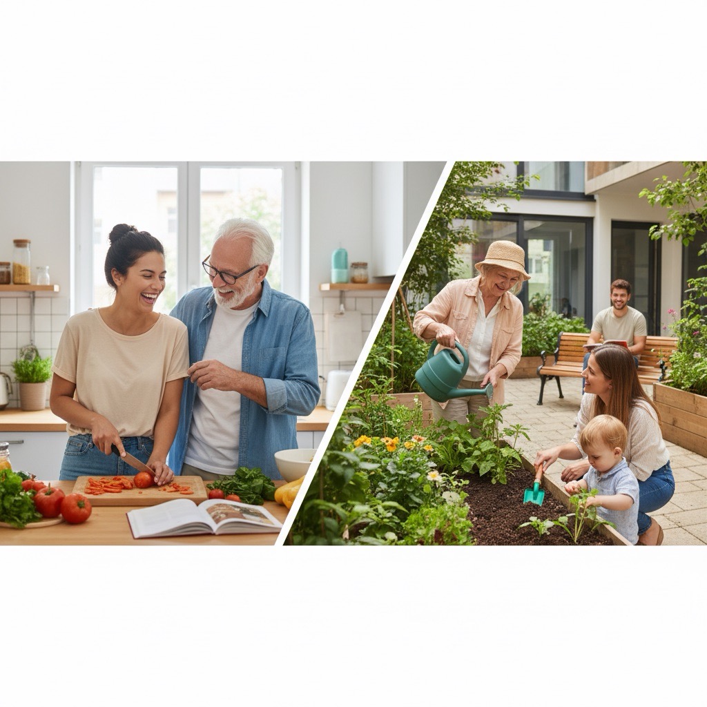 Habitat partagé - autonomie et convivialité