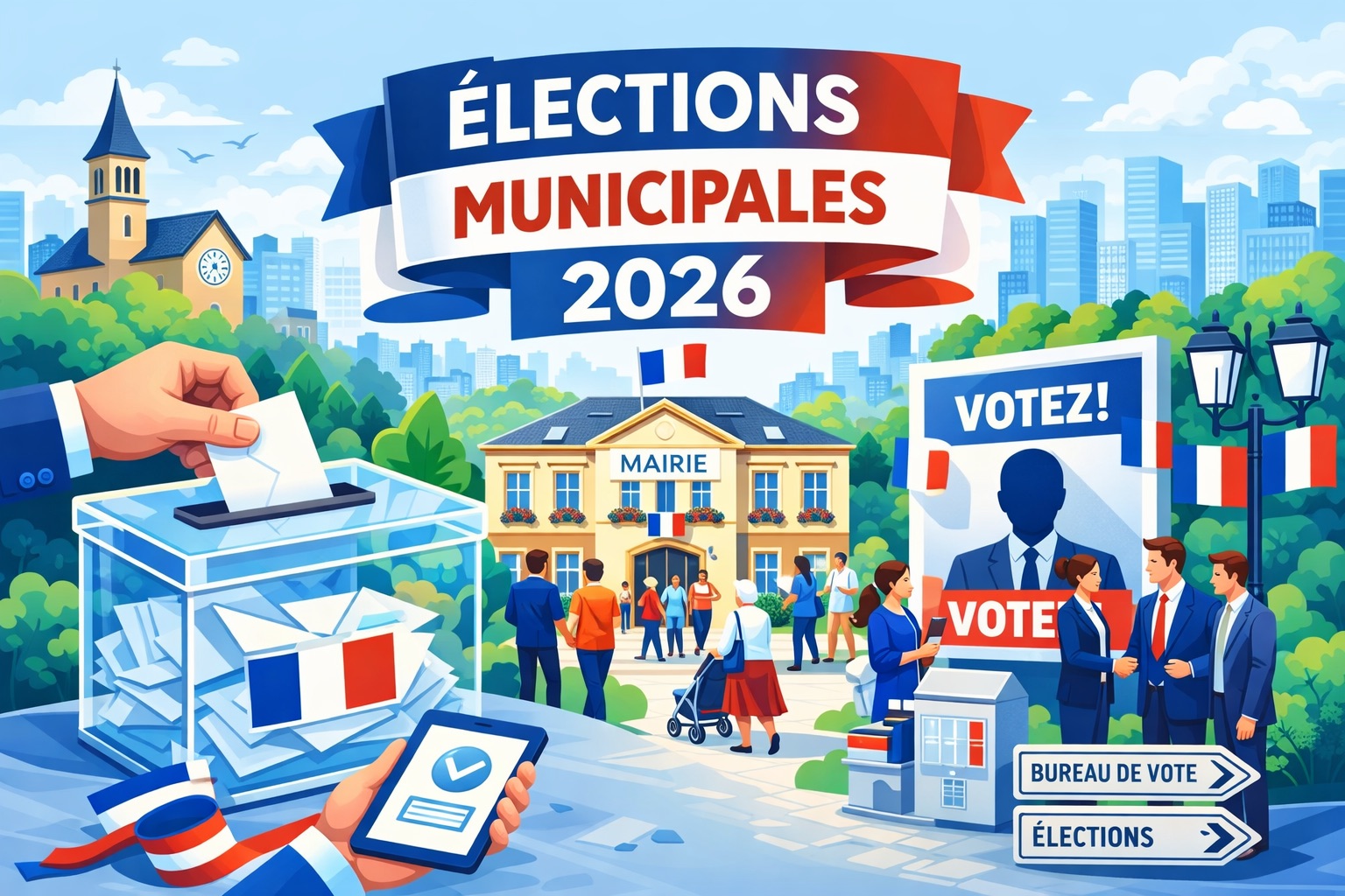 Pensez à vous inscrire sur les listes électorales pour pouvoir voter !