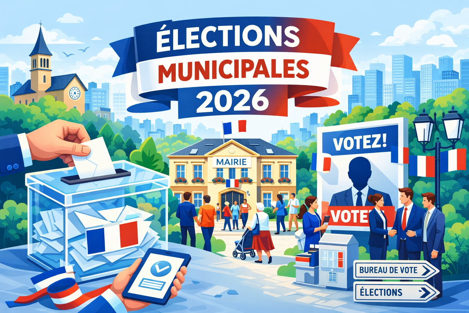 Pensez à vous inscrire sur les listes électorales pour pouvoir voter !